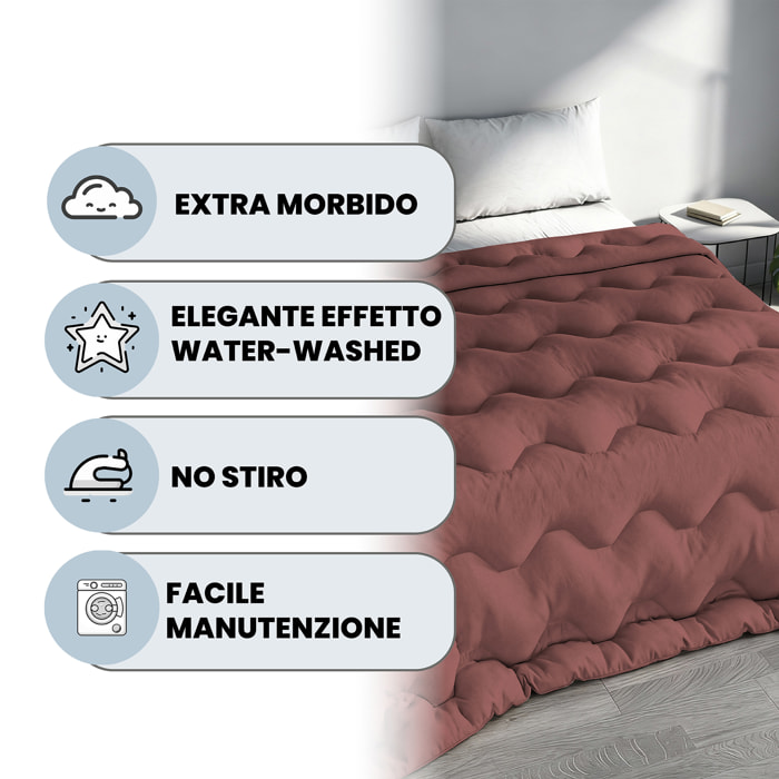 TRAPUNTA INVERNALE WATERWASHED MATRIMONIALE Made in Italy