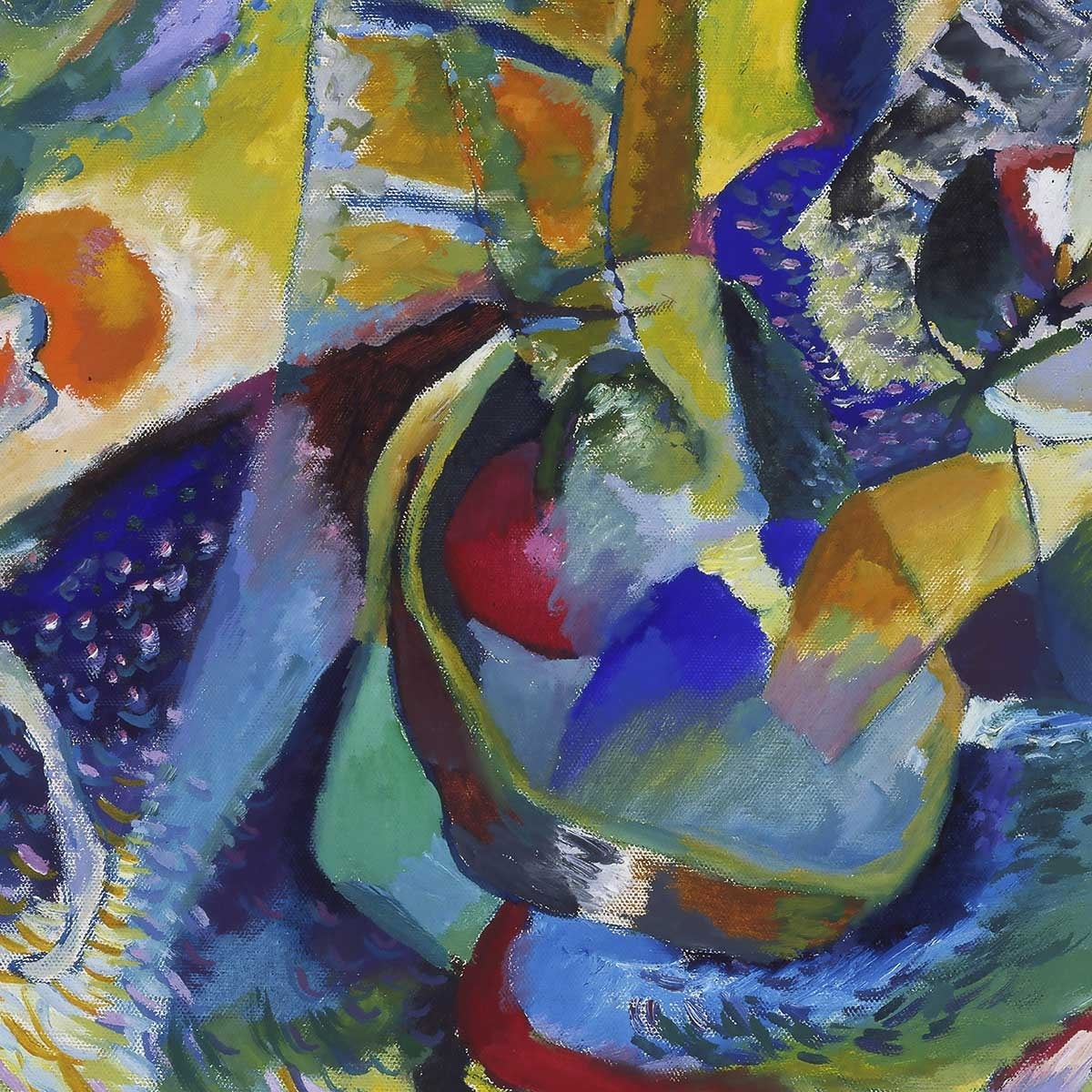 Poster Improvisation Klamm - Wassily Kandinsky Affiche sous cadre bois
