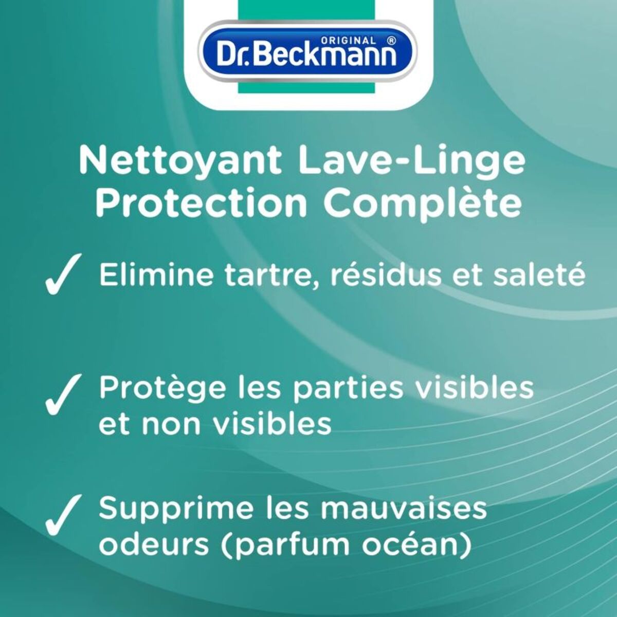 Nettoyant lave linge DR BECKMANN Protection Complète Duo Pack 2x250ml
