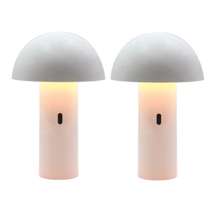 2 Lampe de table sans fil TOD H28CM