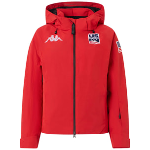 Kappa - Chaquetas Mujer Rojo - 8Cento 810 Us