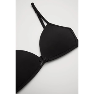 Reggiseno classico nero coppa A