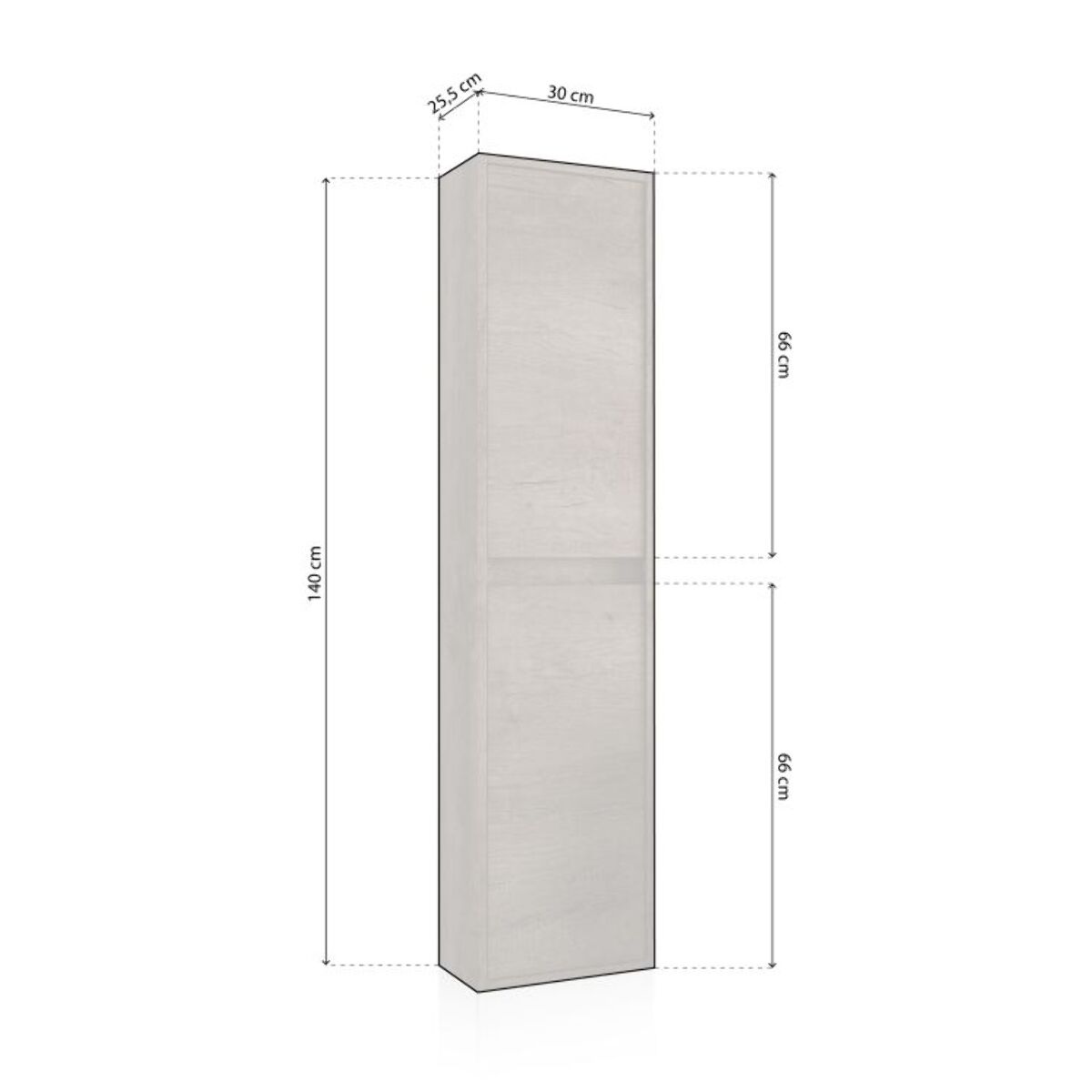 Columna de baño Thai 2 puertas Nordik