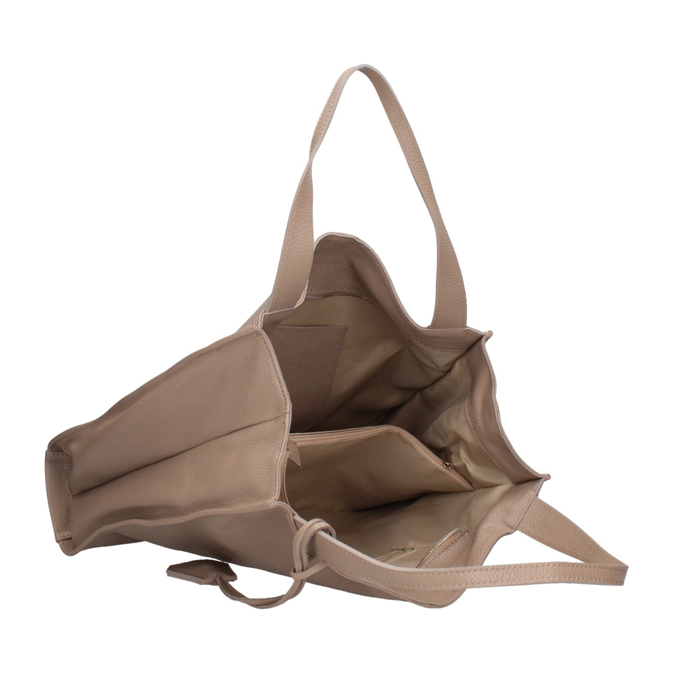 Borsa a spalla da donna - Modello Aelia - Vera pelle - 40.0 x 36.0 x 12.0 cm