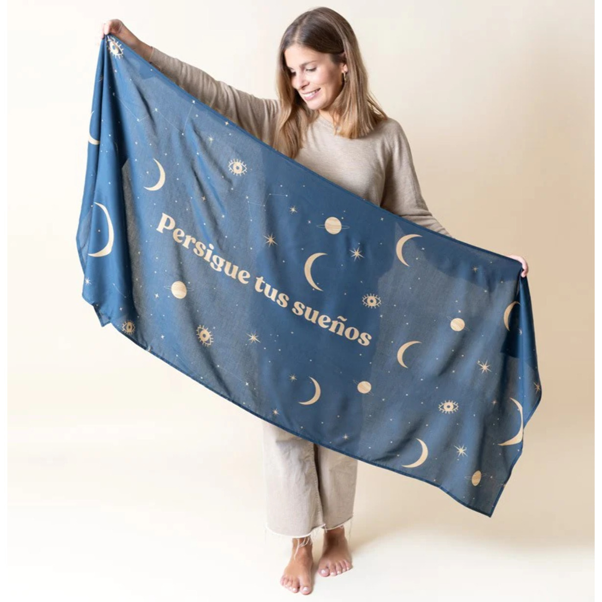 Pañuelo Rectangular "Persigue tus sueños"