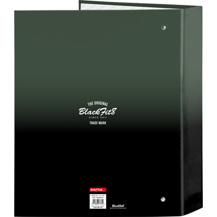 Carpeta f. 4 anillas 35mm lomo ancho blackfit8 "gradient"