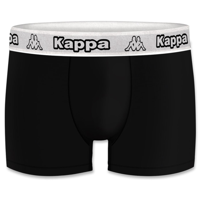 Pack 3 calzoncillos Kappa en color negro y gris para hombre