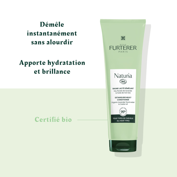 Naturia Bio - Baume Lacté Démêlant - 150 ml