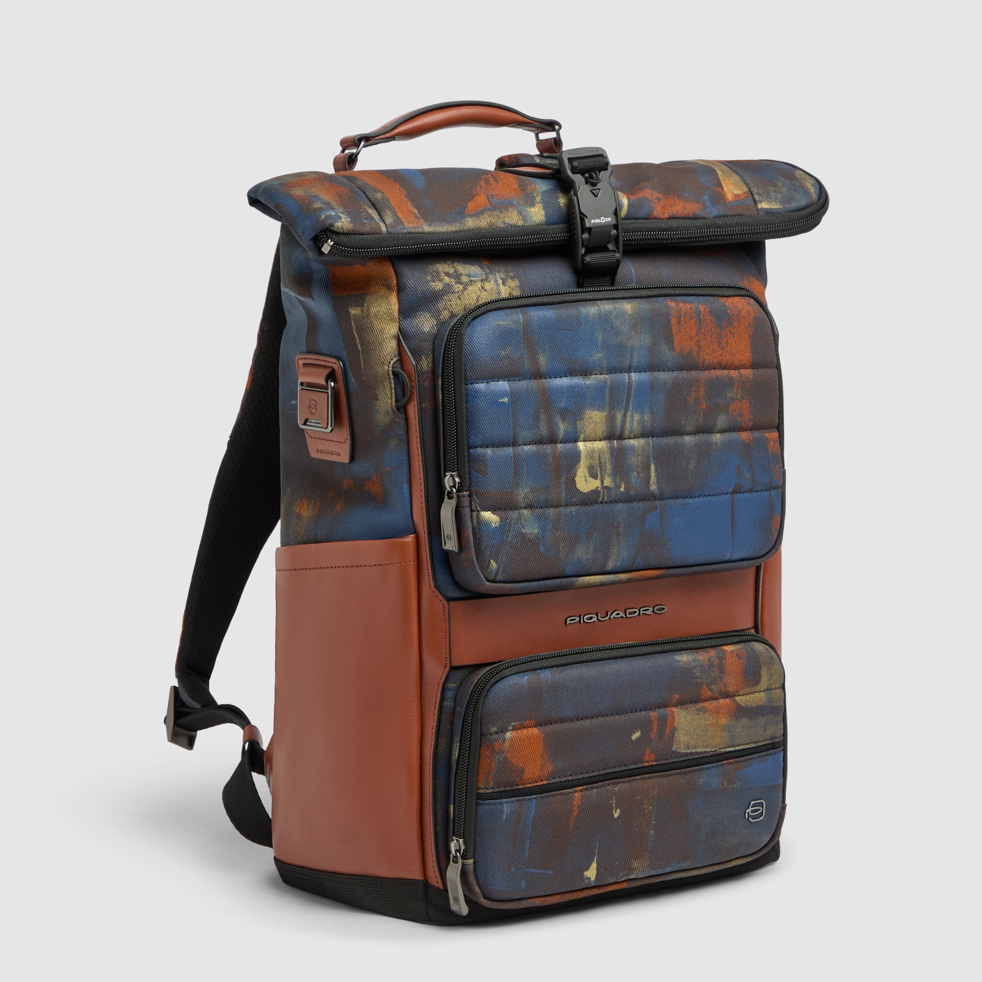 Piquadro Zaino roll-top da bici porta pc 15,6"