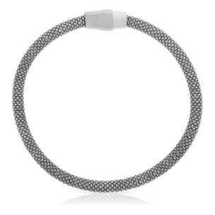 Bracciale in filo d'argento 925 intrecciato