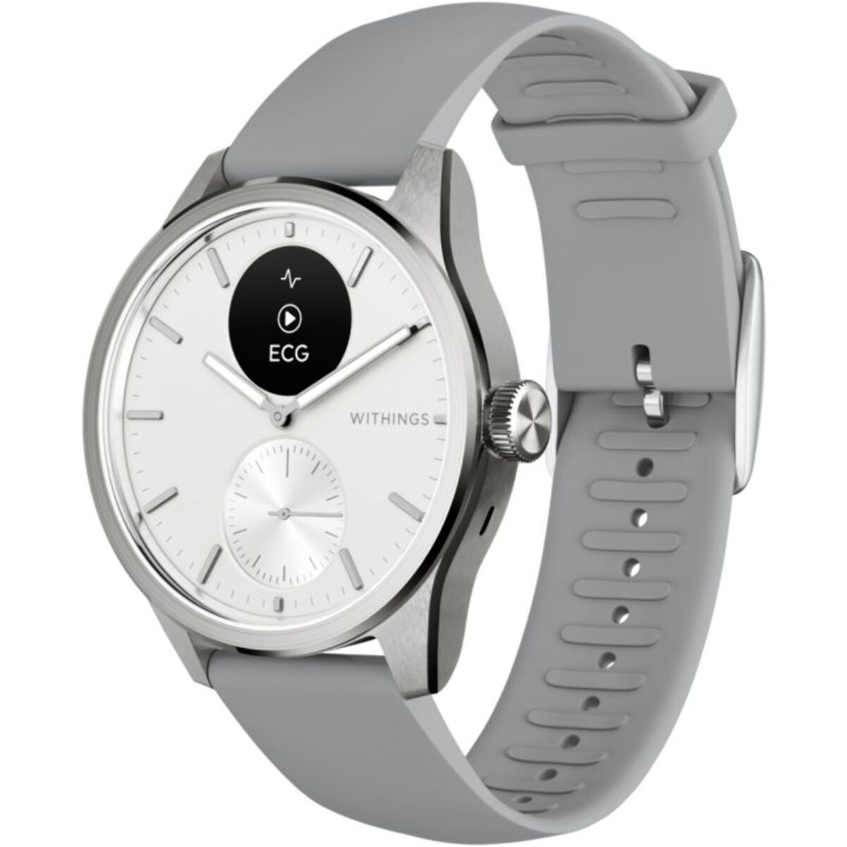 Montre santé WITHINGS Scanwatch 2 42mm Blanche