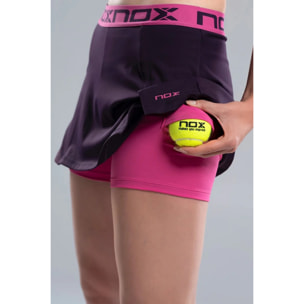 Falda mujer PRO blackberry rose