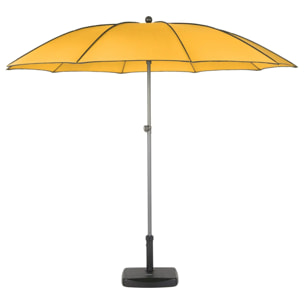 Parasol droit inclinable rond Bogota Safran