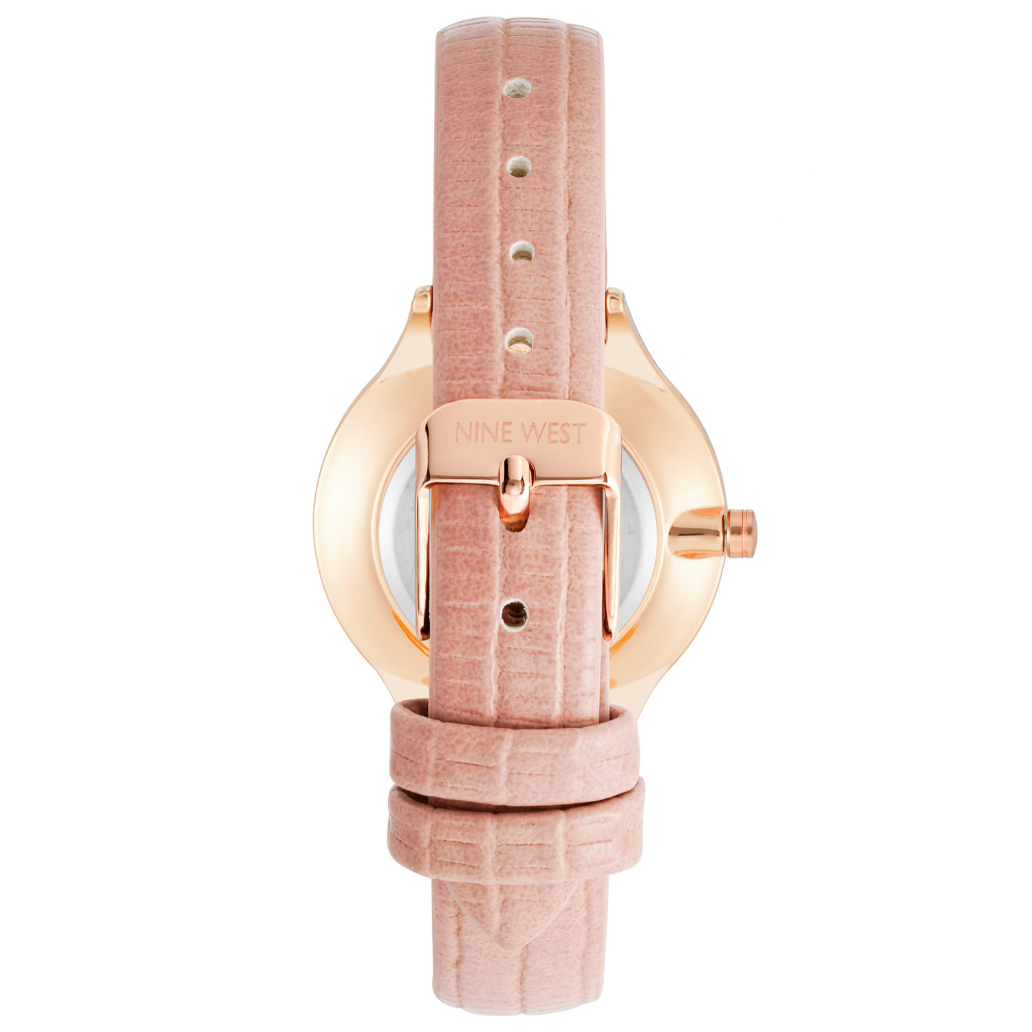 Reloj Nine West NW-2556RGPK Mujer Analogico Cuarzo con Correa de Cuero
