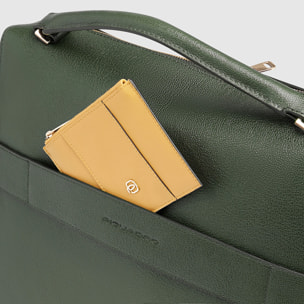 Piquadro Borsa da ufficio porta pc e porta iPad® con protezioni antiurto e anti RFID