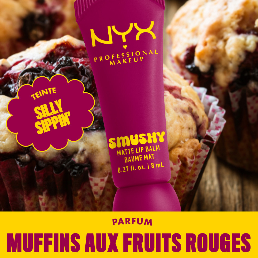 NYX Professional Makeup Smushy baume à lèvres teinté Silly Sippin'