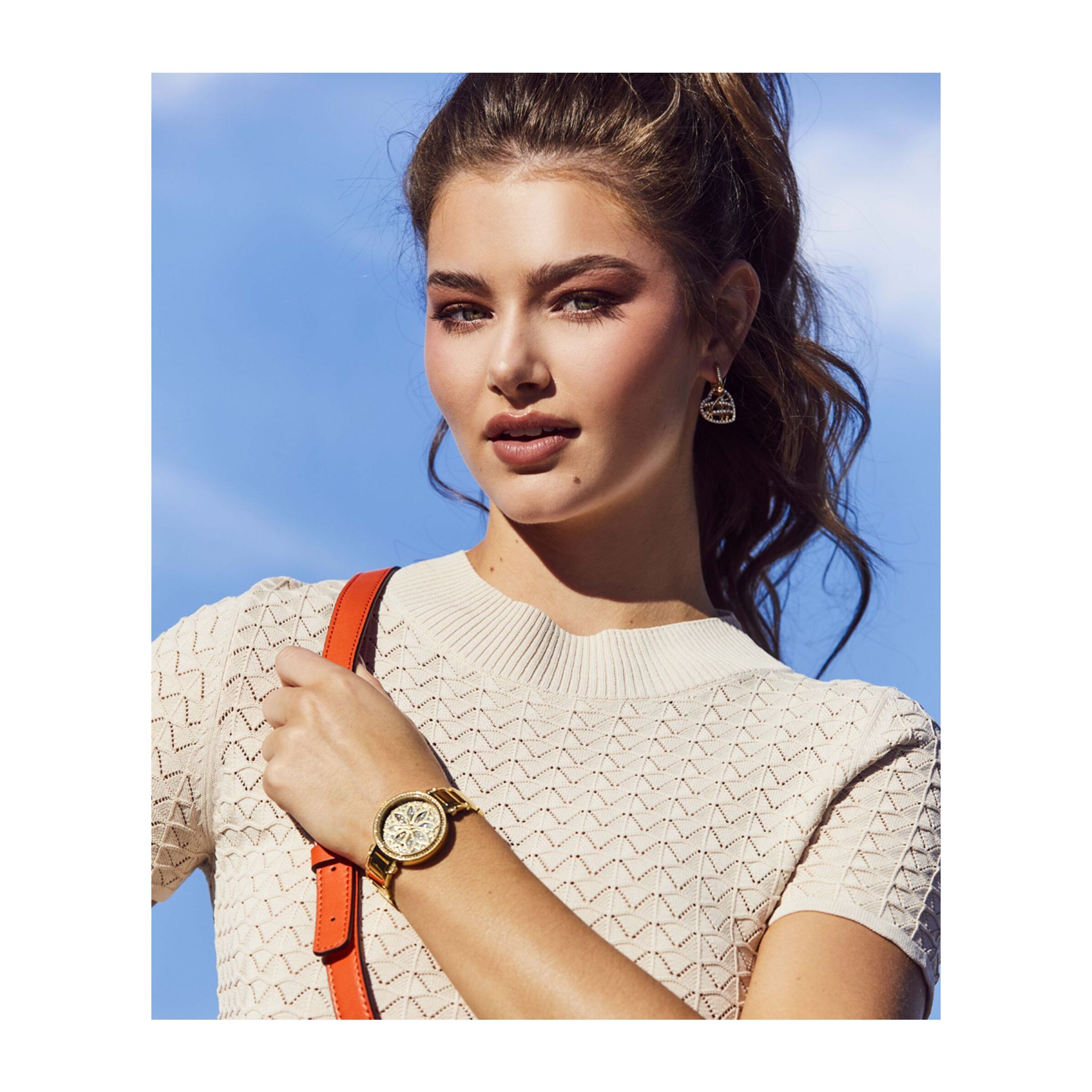 Guess Reloj Analógico De Cuarzo. Gt Lily
