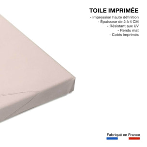 Tableau romantique portrait de femme bleu nuit  Toile imprimée