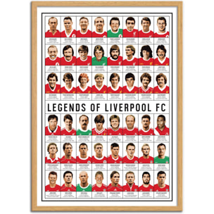 Affiche - Legends of Liverpool FC - Olivier Bourdereau