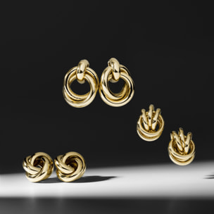 Pendientes Lux by Lux acabados oro 18k