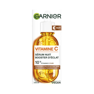 Garnier SkinActive Vitamine C Sérum Nuit Booster d'Eclat 30mL