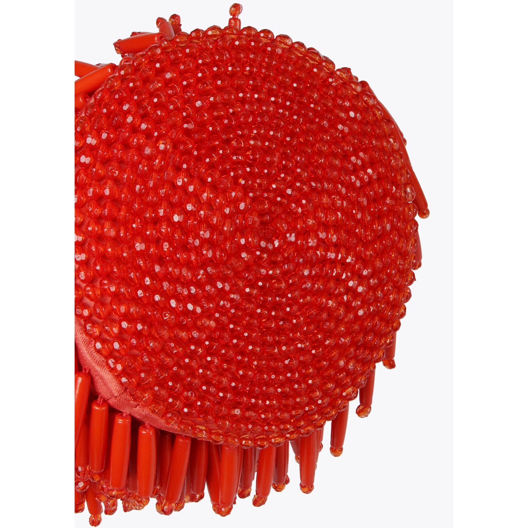 Borsetta strass effetto corallo