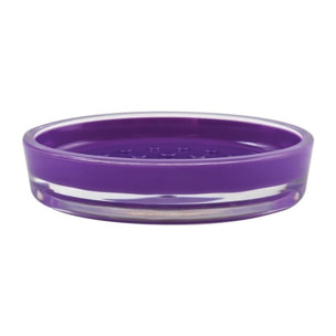 Porte Savon Acrylique TAHITI Violet MSV