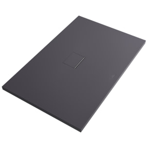 Receveur antidérapant Squaro Infinity quaryl gris anthracite