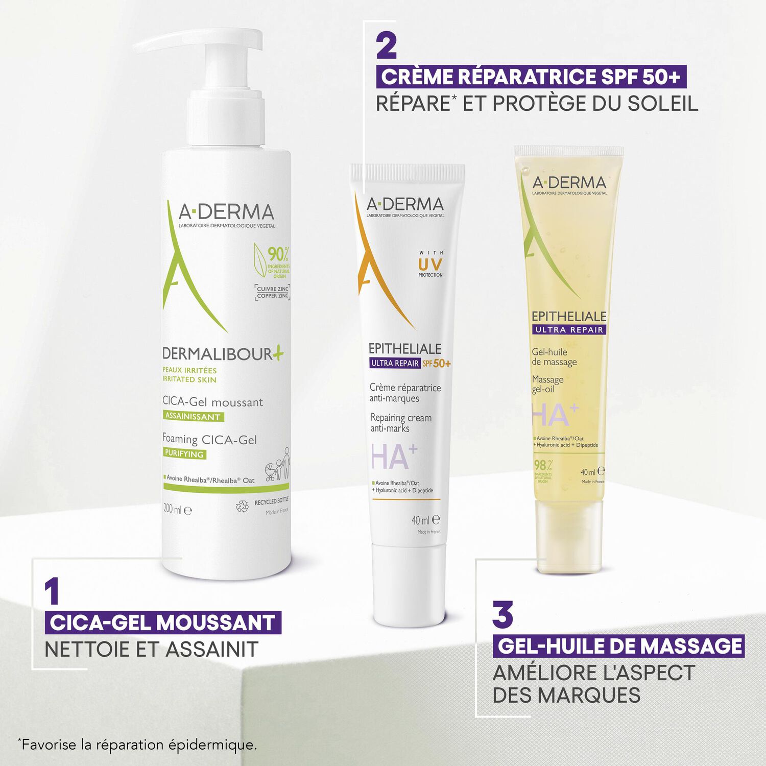 Epitheliale AH ULTRA SPF50+ - Crème Réparatrice Protectrice