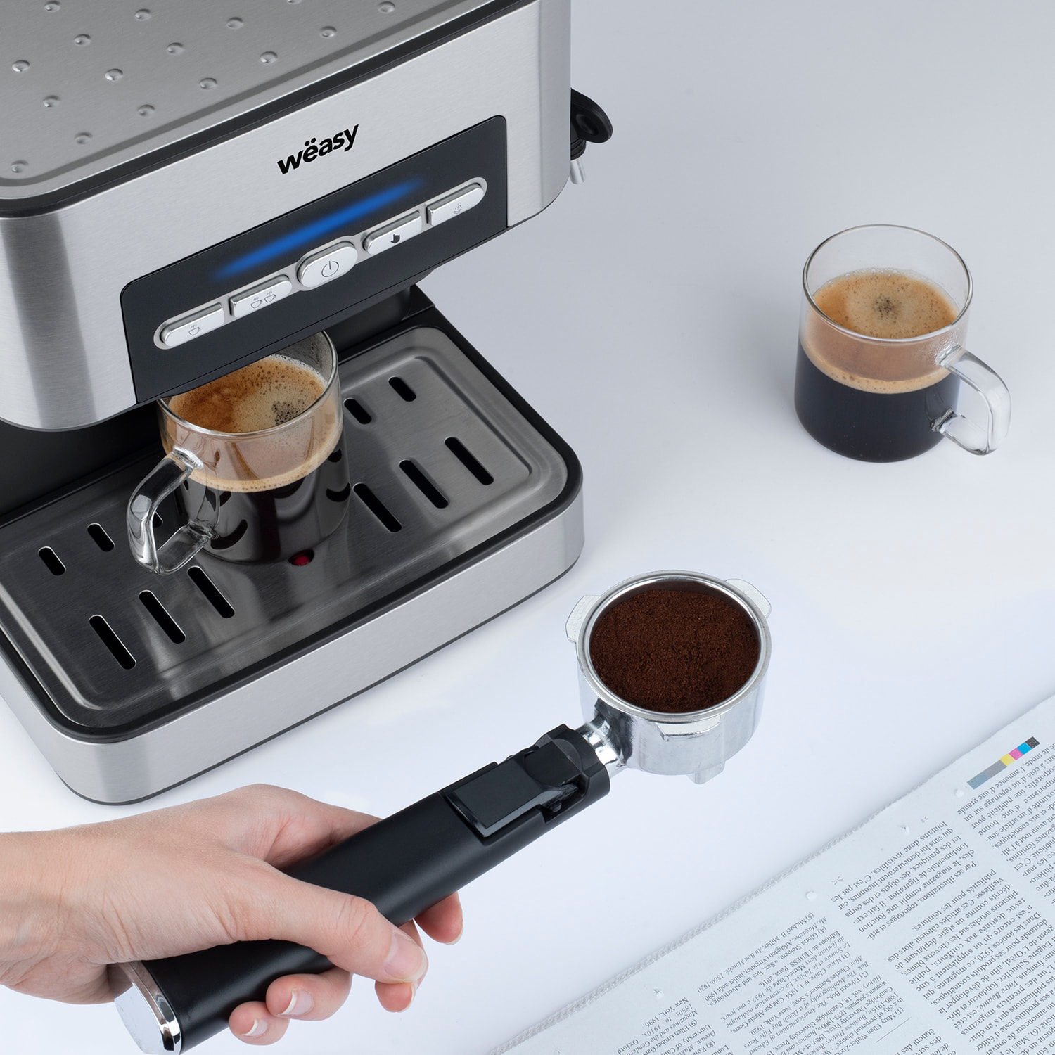 Cafetera de Goteo Programable, 850 W, 15 Tazas, 1.6 Litro.