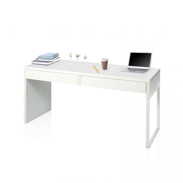 Mesa de escritorio Roxy Blanco Artik (Blanco Mate)
