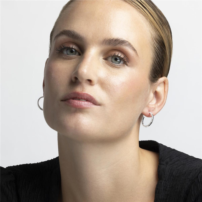 Pendientes Lux by Lux acabados en Rodio
