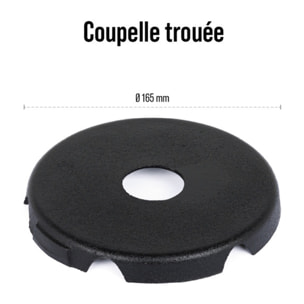 Coupelle trouee