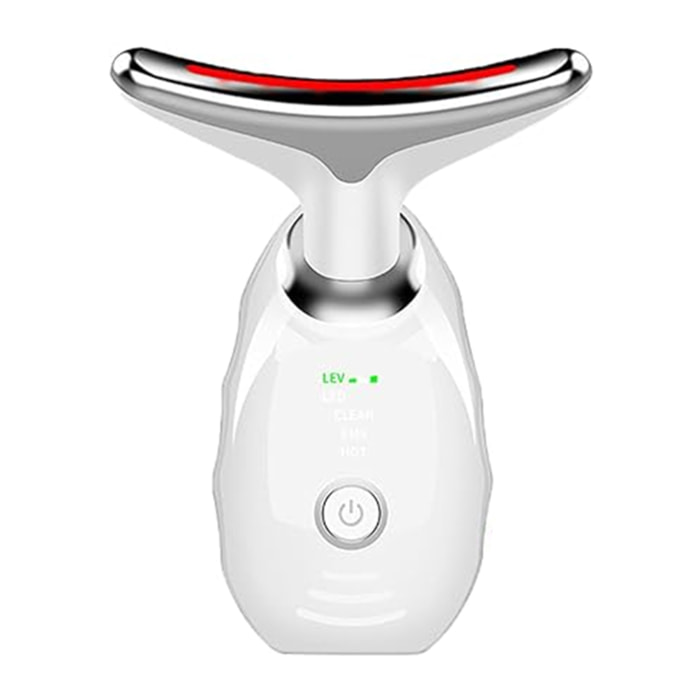 Masajeador antiedad para rostro y cuello – blanco
