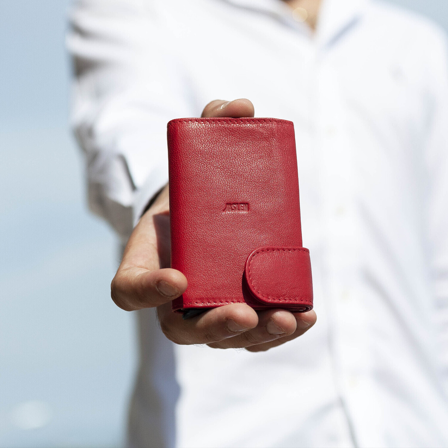 Cartera Tarjetero Hombre Billetera Piel Fina, Cómoda Y Ligera Para Tarjetas De Crédito. Carcasa Metálica Con Capacidad Para 7 Tarjetas Fundas Capa Protección Rfid