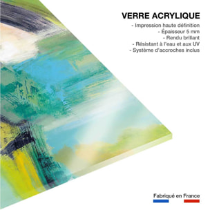 Tableau Arc en ciel sur l'asphalte Tableau plexiglas