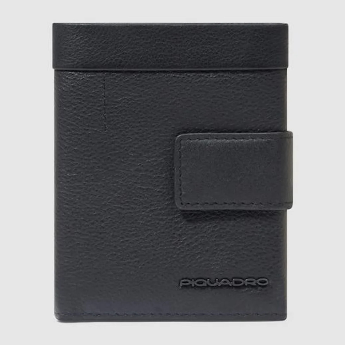Piquadro Portafogli compatto con porta monete posteriore, porta carte di credito e protezione RFID