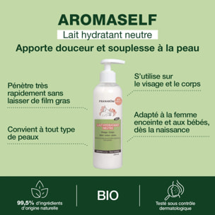 Pranarom - Lait hydratant neutre - Bio - 250 ml