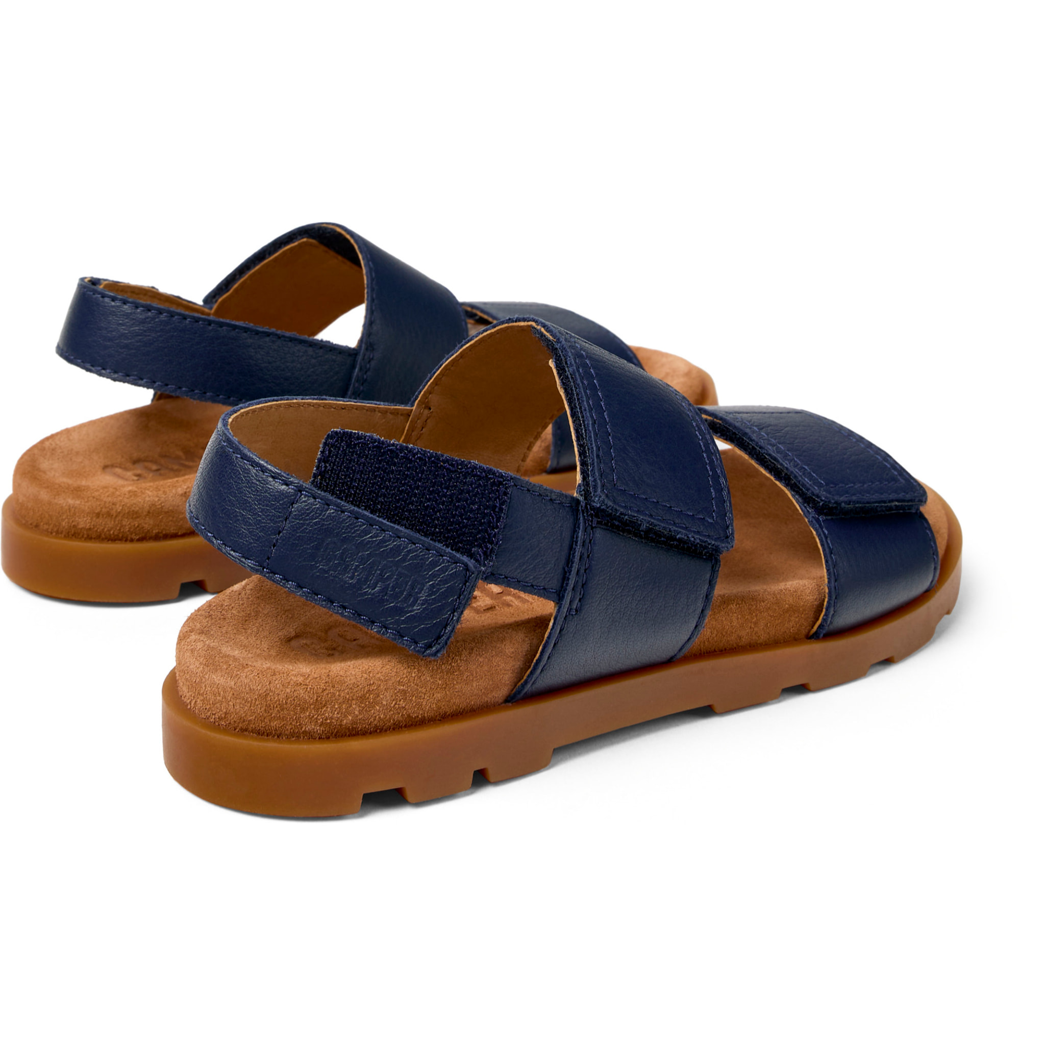 Sandalias - CAMPER Brutus - Azul - Cuero liso