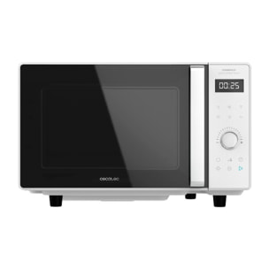 Microondas sin Plato Digital GrandHeat 2500 Flatbed Touch White. 800 W, Capacida