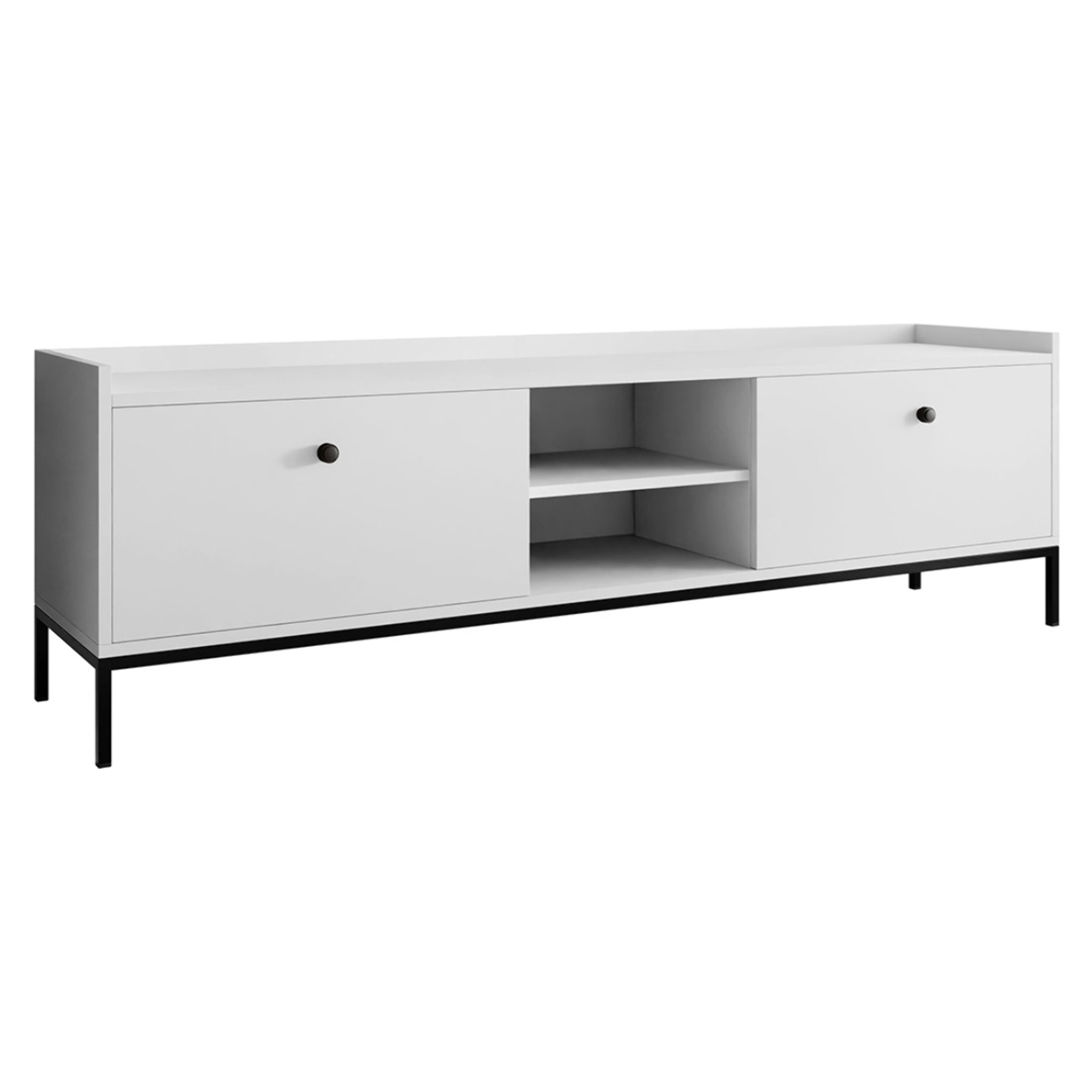 Filipo - meuble TV - 180 cm - Blanc