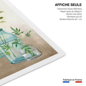 Poster Fleurs médicinales Affiche seule