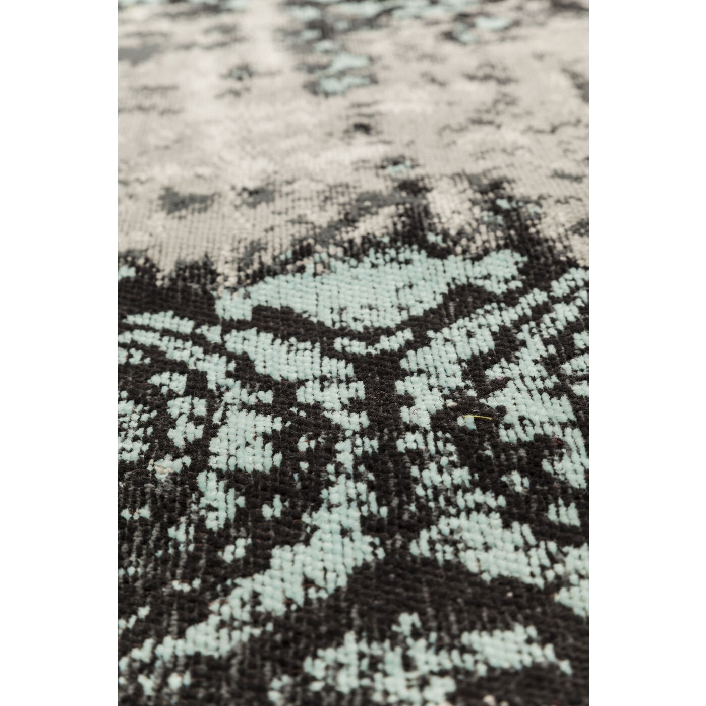 Tapis Kelim Ornament turquoise 240x170cm Kare Design