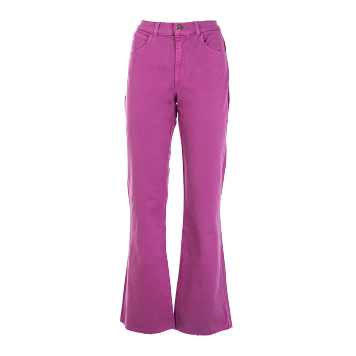 REIGN pantalone donna rosa loto