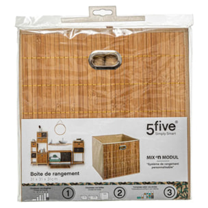 Panier 31x31cm "Mix N' Modul" latte bambou