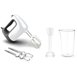 Batteur MOULINEX PREP'MIX+ 500W HM461110 + 2 accessoires