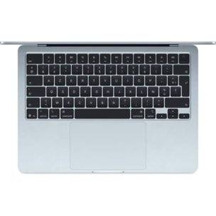 Ordinateur Apple MACBOOK Air 13" Puce M5 CPU 10 / GPU 10 coeurs Mémoire RAM 16Go Stockage 1To SSD Bleu ciel