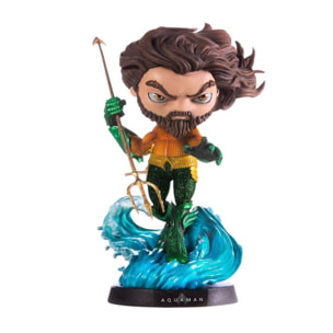 DC Comics MiniCo Deluxe Statua Pvc Aquaman 19 Cm Iron Studio