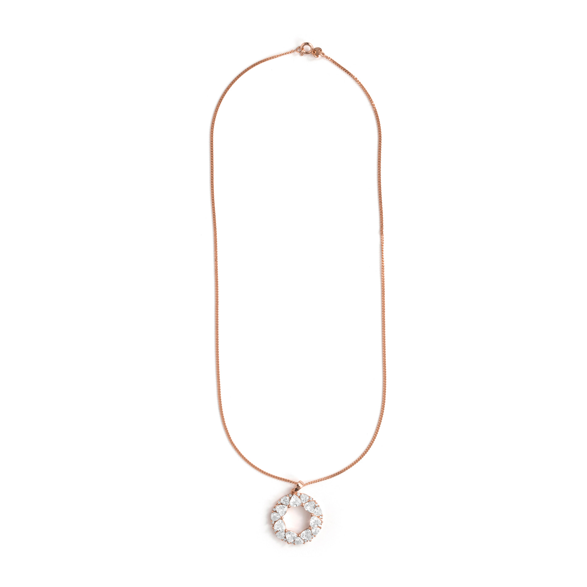 Collar Baenta acabado oro rosa 18k