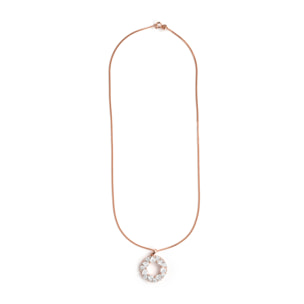 Collar Baenta acabado oro rosa 18k